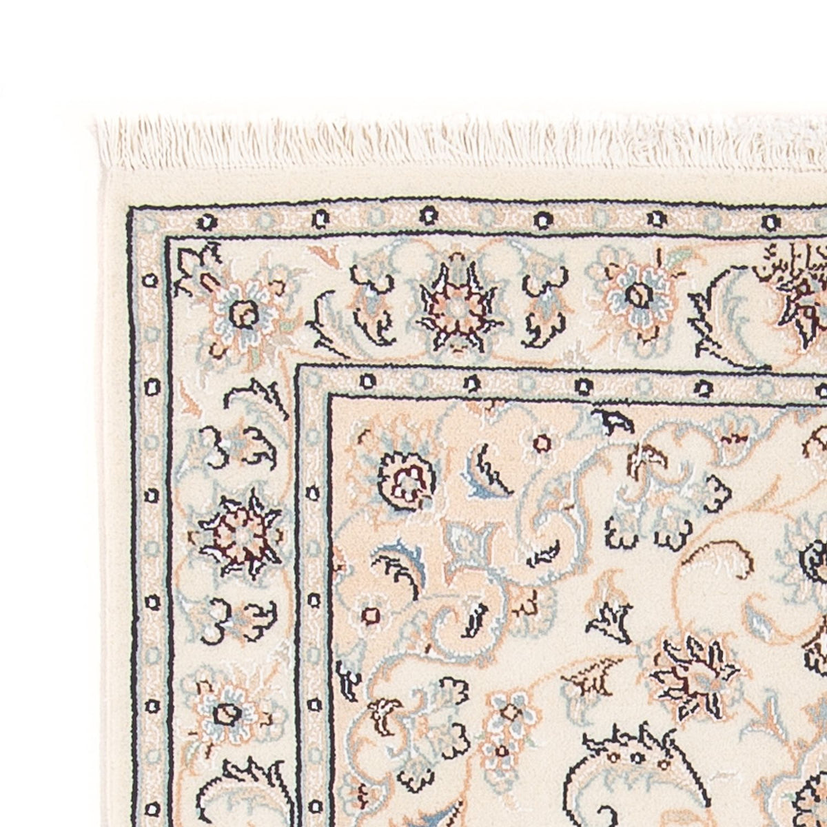 Tapis persan - Nain - Premium - 119 x 80 cm - crème