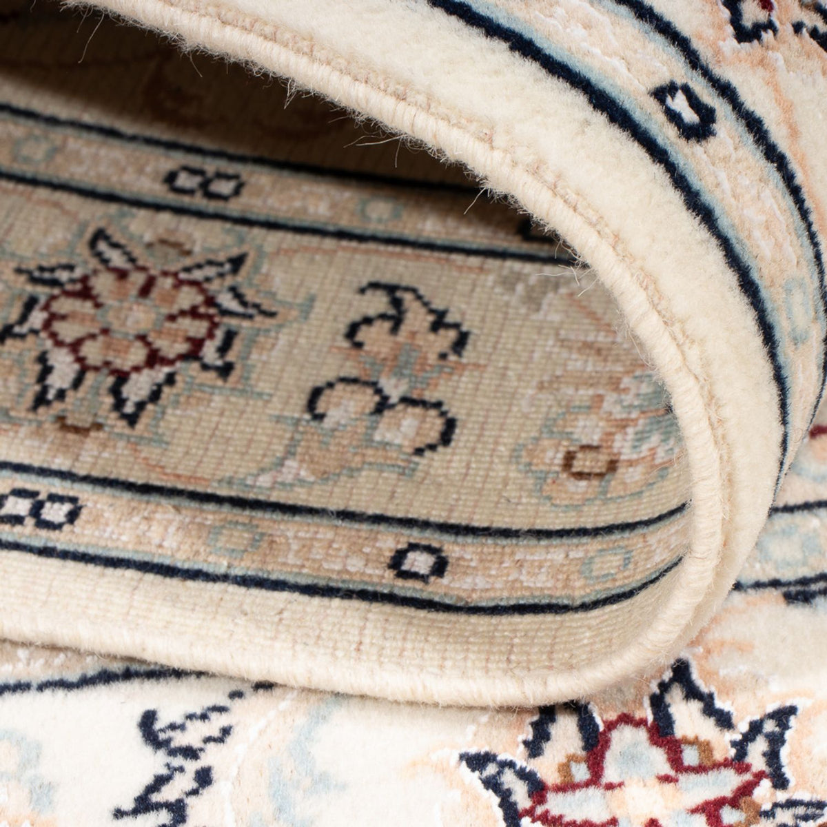 Tapis persan - Nain - Premium - 119 x 80 cm - crème