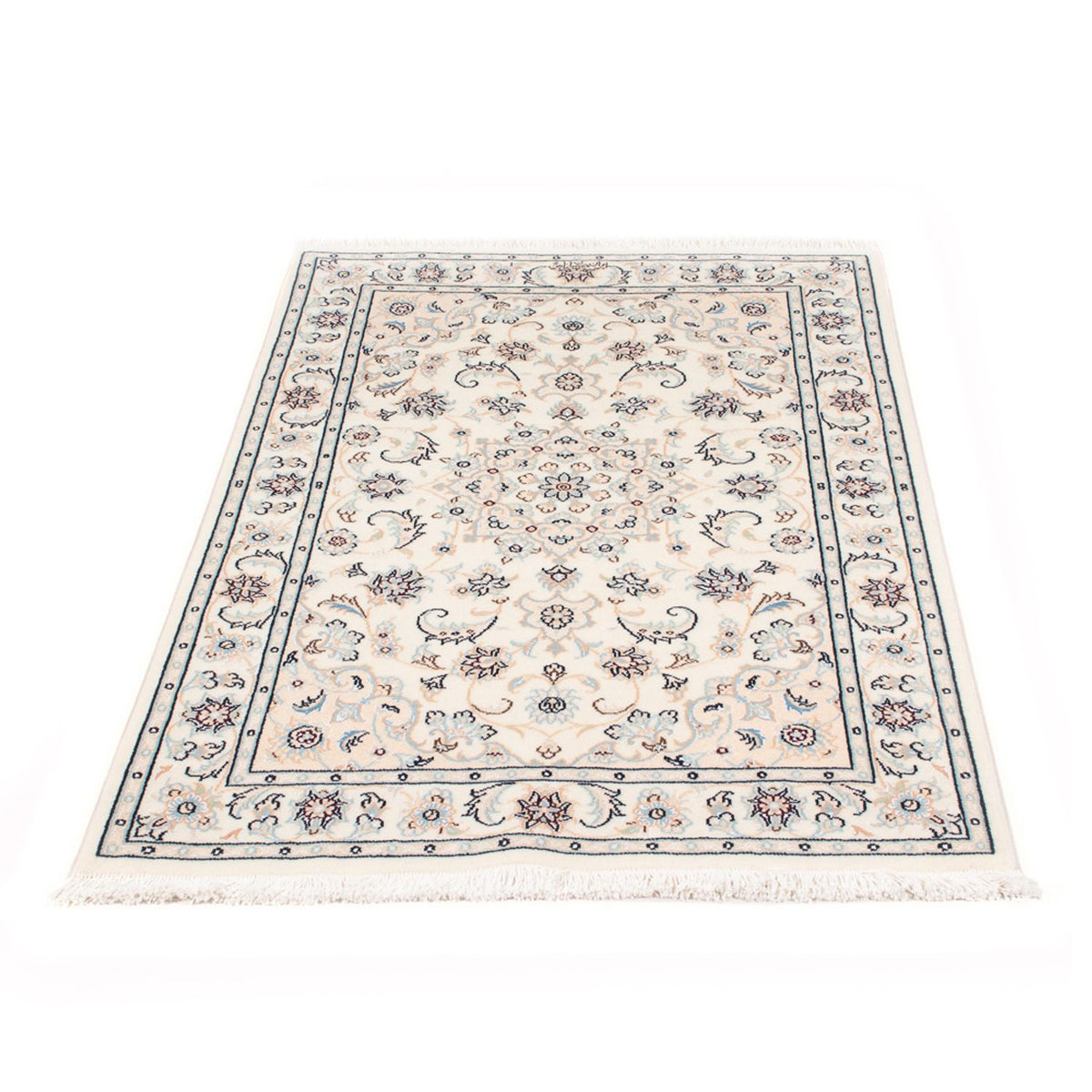 Tapis persan - Nain - Premium - 119 x 80 cm - crème