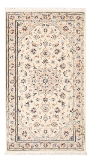 Tapis persan - Nain - Premium - 134 x 76 cm - crème
