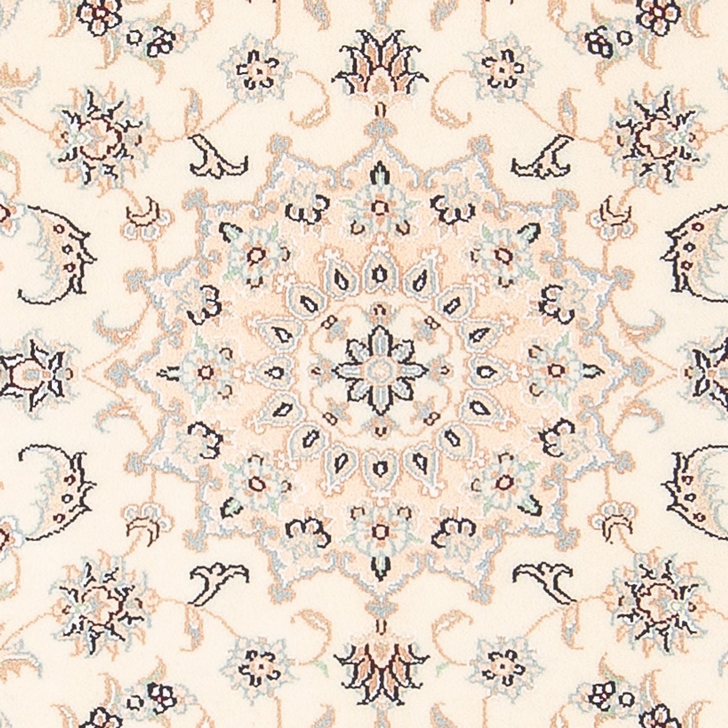 Tapis persan - Nain - Premium - 134 x 76 cm - crème
