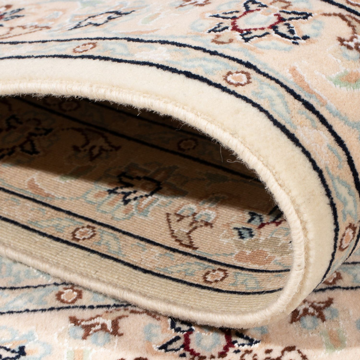 Tapis persan - Nain - Premium - 134 x 76 cm - crème