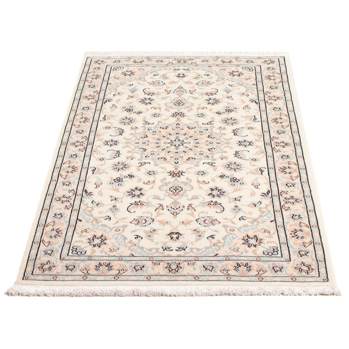 Tapis persan - Nain - Premium - 134 x 76 cm - crème