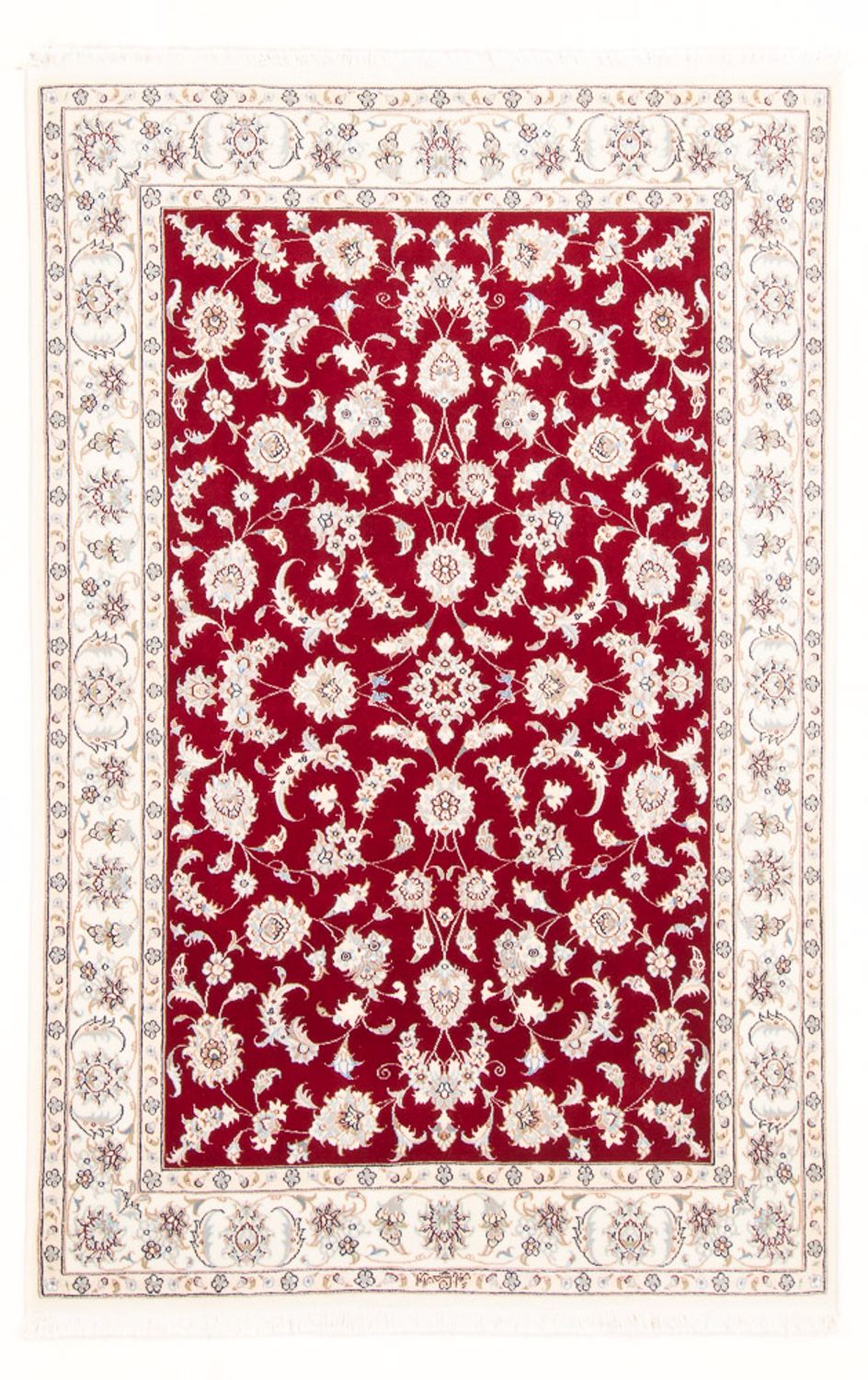 Tapis persan - Nain - Royal - 178 x 120 cm - rouge