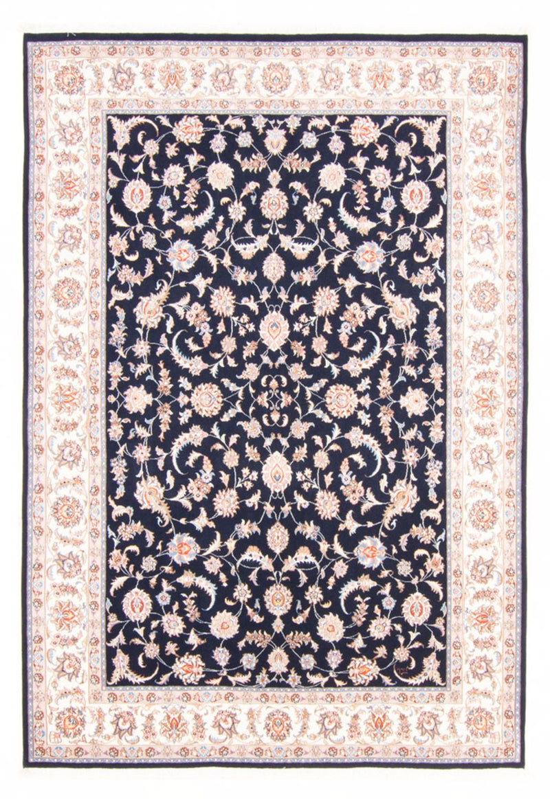 Tapis persan - Tabriz - Royal - 245 x 170 cm - bleu foncé