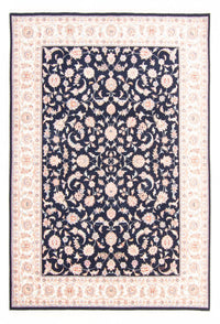 Tapis persan - Tabriz - Royal - 234 x 167 cm - bleu foncé