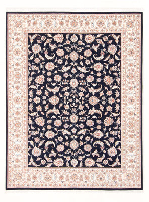 Tapis persan - Tabriz - Royal - 197 x 149 cm - bleu foncé
