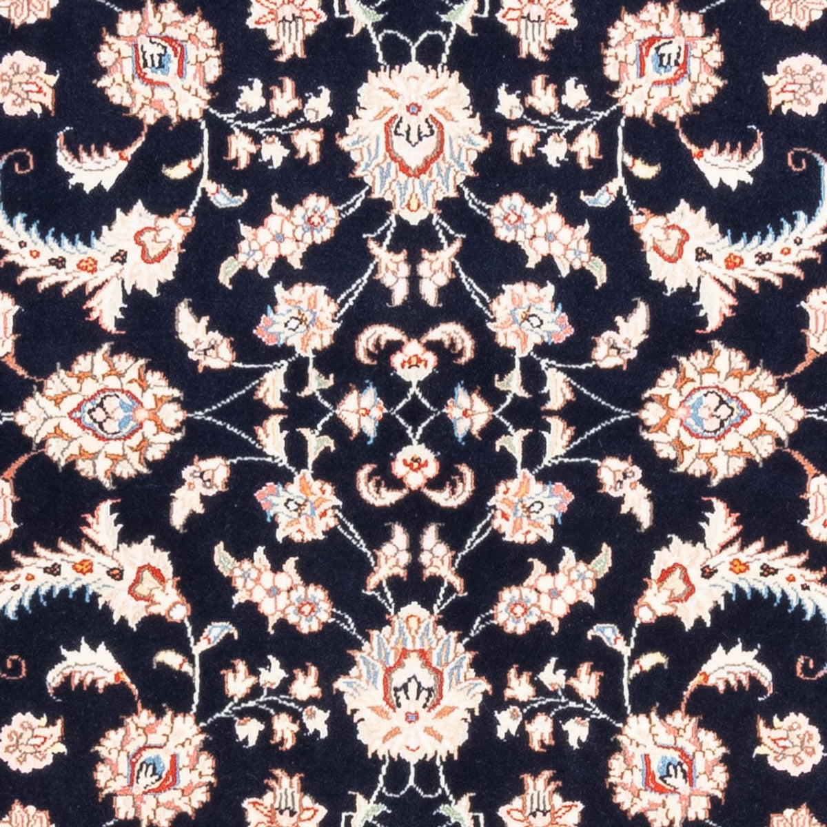 Tapis persan - Tabriz - 200 x 149 cm - bleu foncé