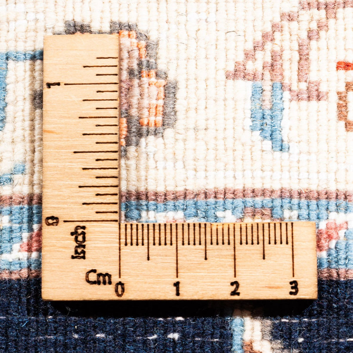 Tapis persan - Tabriz - 200 x 149 cm - bleu foncé