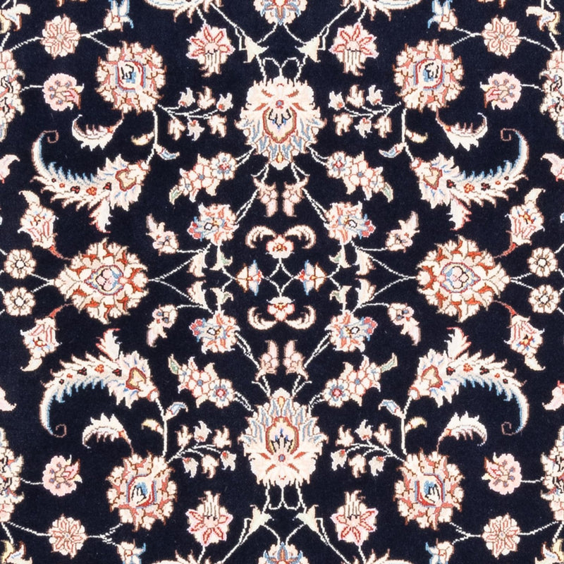 Tapis persan - Tabriz - 201 x 150 cm - bleu foncé