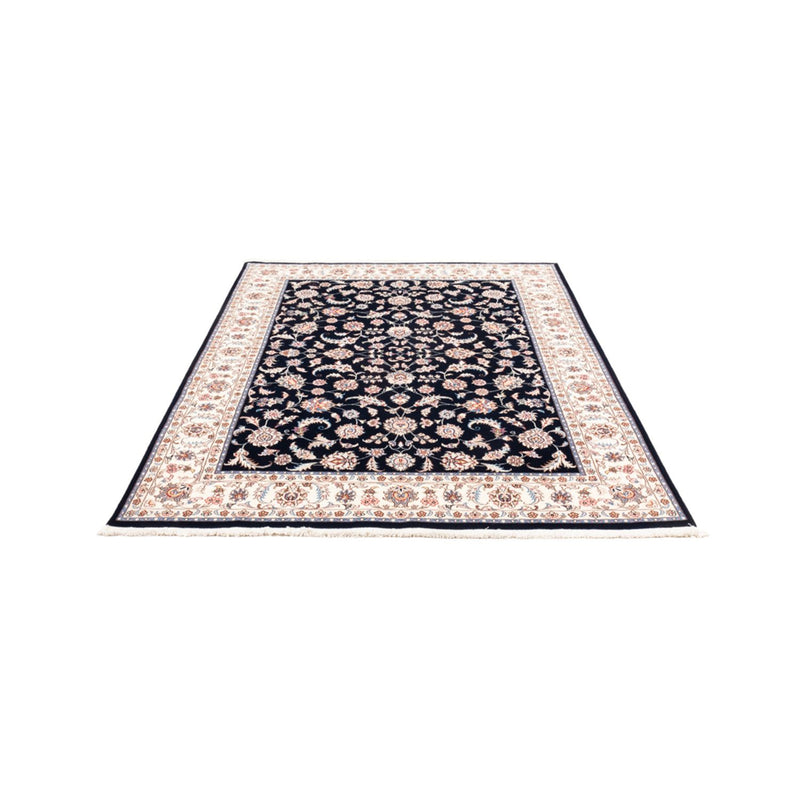 Tapis persan - Tabriz - 201 x 150 cm - bleu foncé
