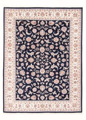 Tapis persan - Tabriz - Royal - 201 x 150 cm - bleu foncé