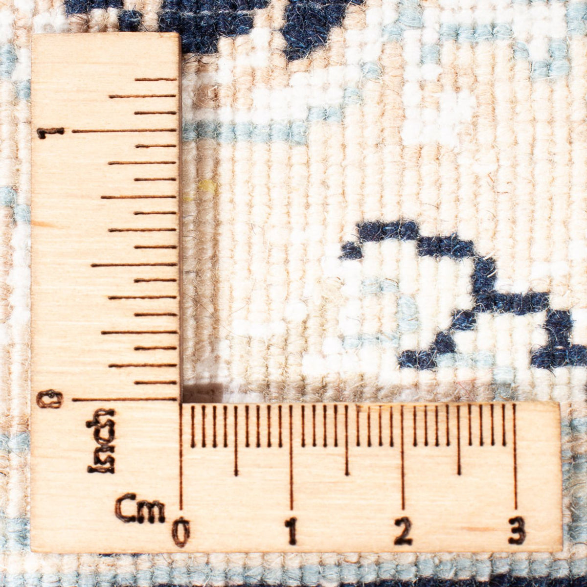 Tapis persan - Nain - Premium - 120 x 81 cm - bleu foncé