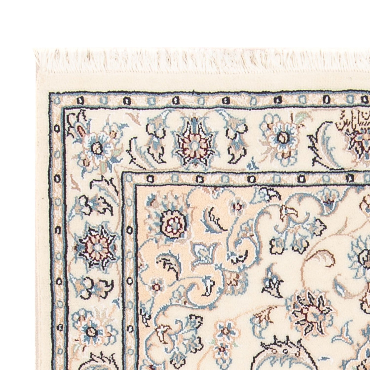 Tapis persan - Nain - Premium - 121 x 82 cm - crème