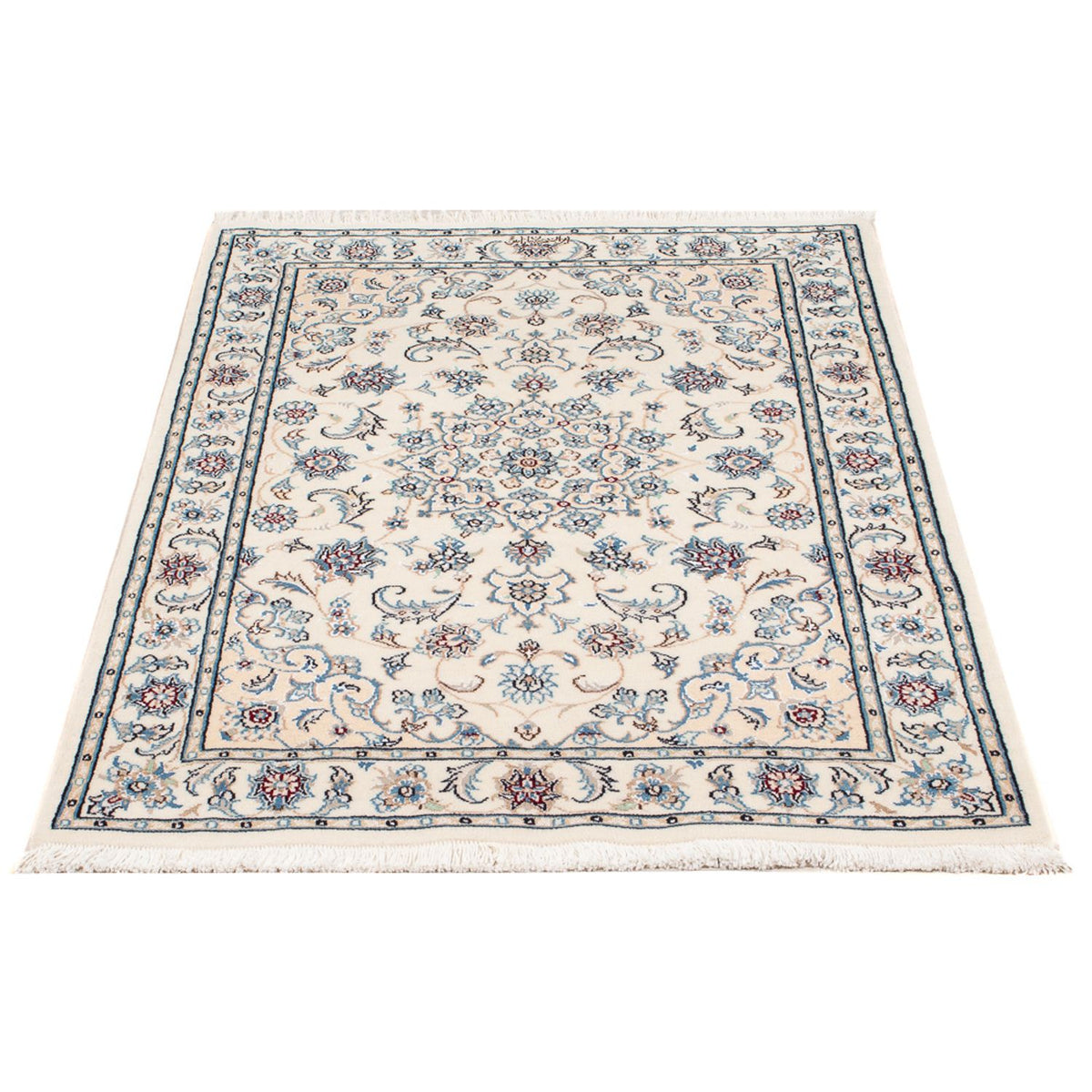 Tapis persan - Nain - Premium - 121 x 82 cm - crème