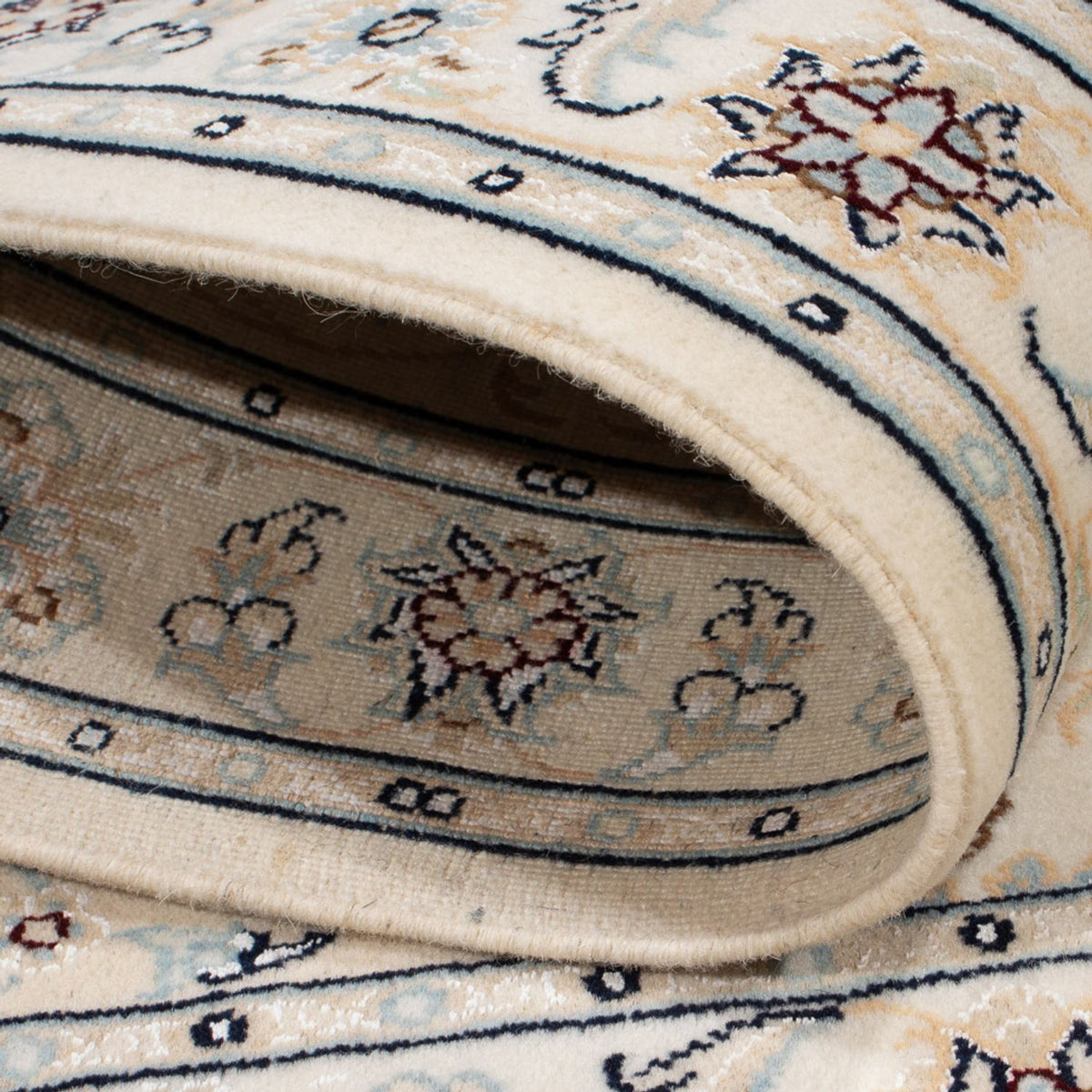 Tapis persan - Nain - Premium - 118 x 81 cm - crème