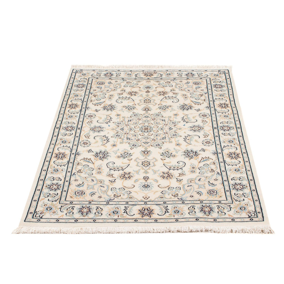 Tapis persan - Nain - Premium - 118 x 81 cm - crème