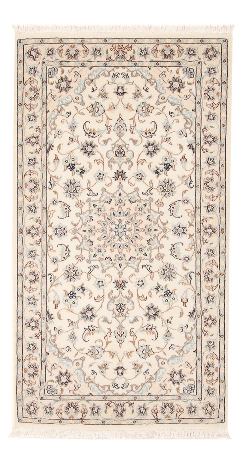 Tapis persan - Nain - Premium - 138 x 76 cm - crème