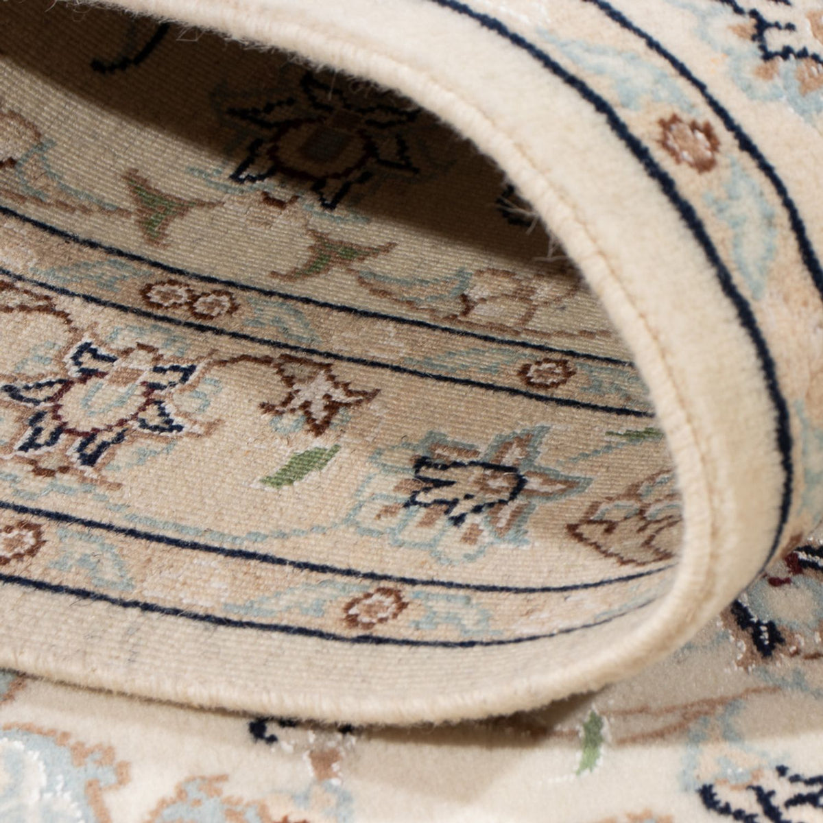 Tapis persan - Nain - Premium - 138 x 76 cm - crème