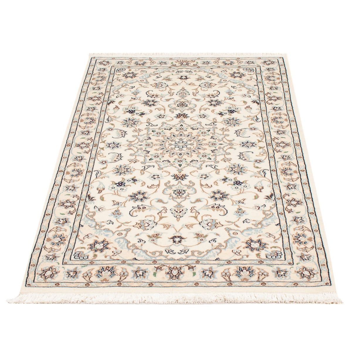 Tapis persan - Nain - Premium - 138 x 76 cm - crème