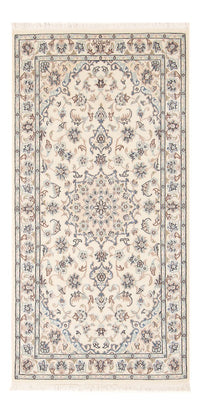 Tapis persan - Nain - Premium - 145 x 73 cm - crème