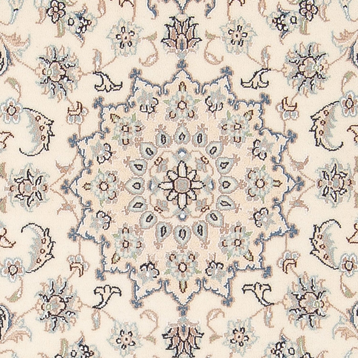 Tapis persan - Nain - Premium - 145 x 73 cm - crème