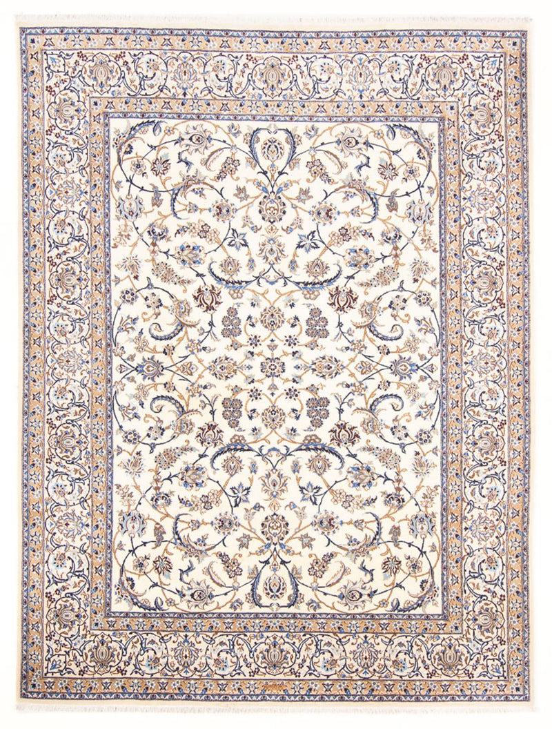 Tapis persan - Nain - Royal - 278 x 200 cm - crème
