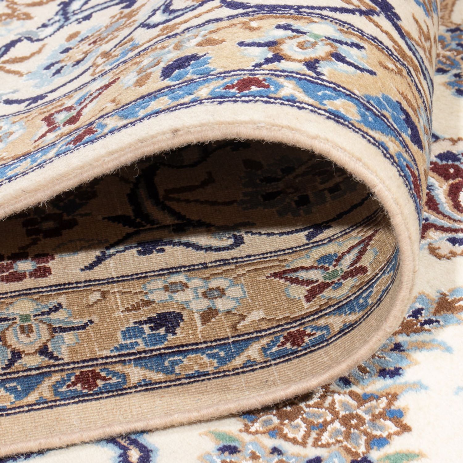 Tapis persan - Nain - Royal - 278 x 200 cm - crème