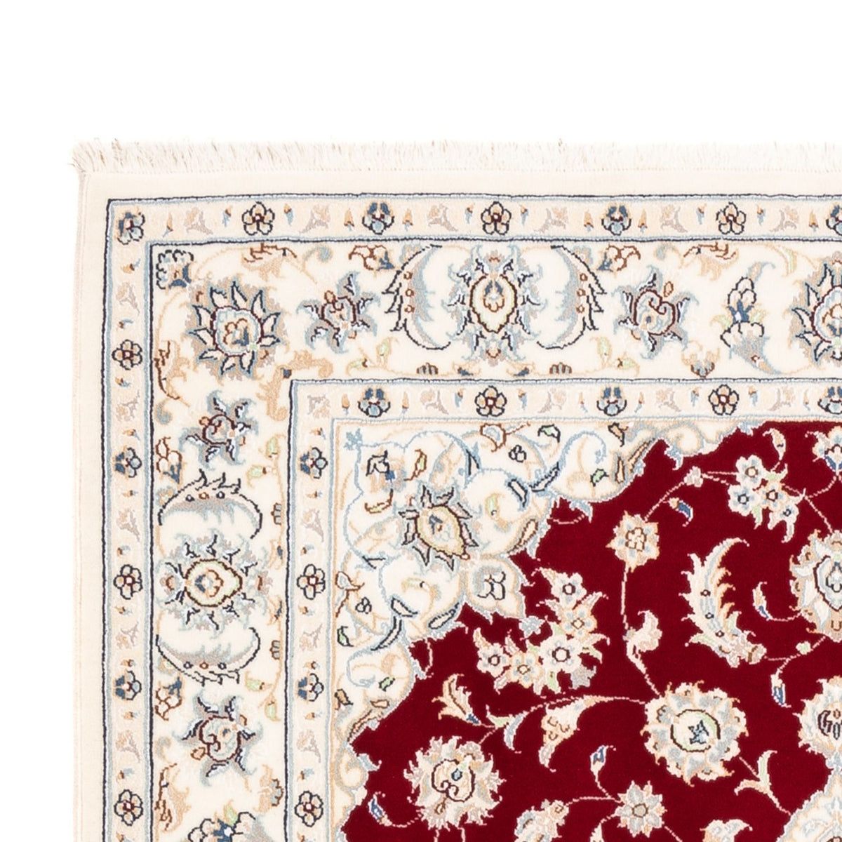 Tapis persan - Nain - Premium - 174 x 120 cm - rouge