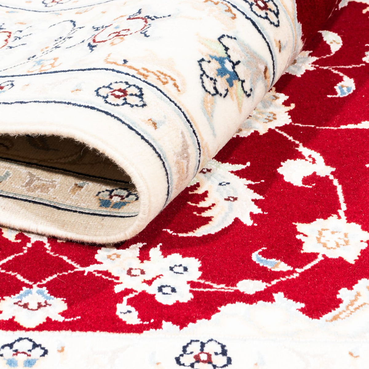 Tapis persan - Nain - Premium - 174 x 120 cm - rouge