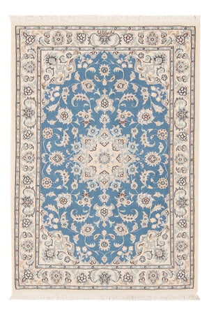 Tapis persan - Nain - Premium - 121 x 80 cm - bleu clair