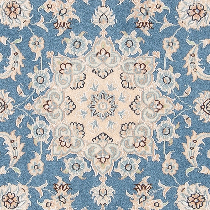 Tapis persan - Nain - Premium - 121 x 80 cm - bleu clair
