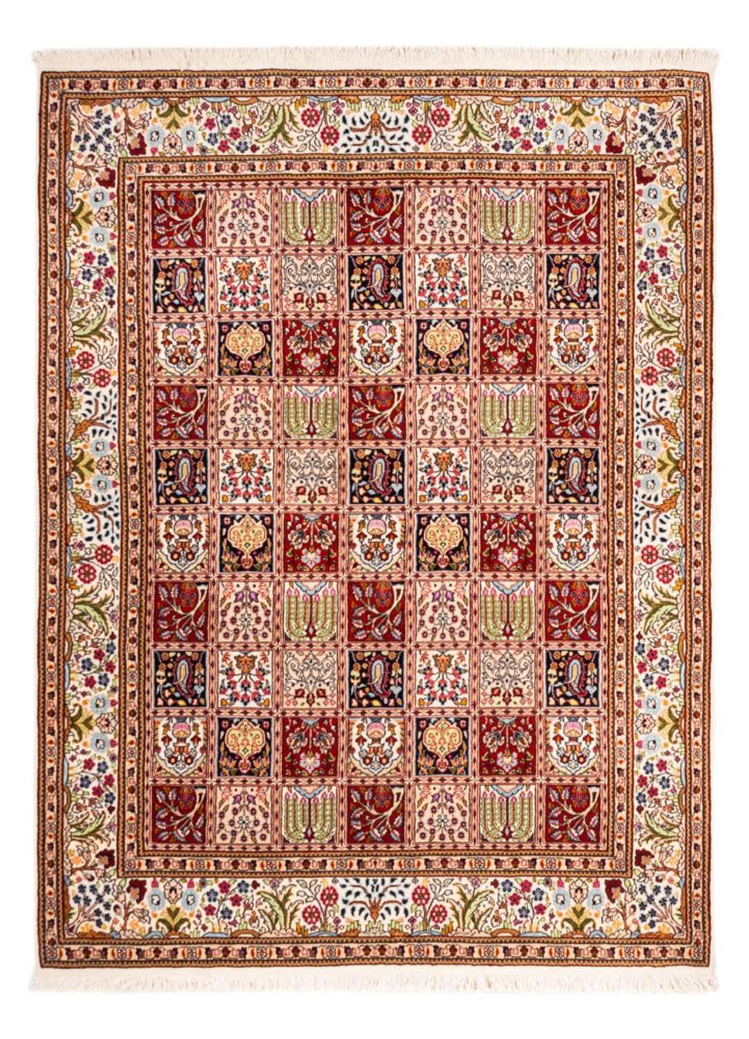 Tapis persan - Classique - 196 x 145 cm - multicolore