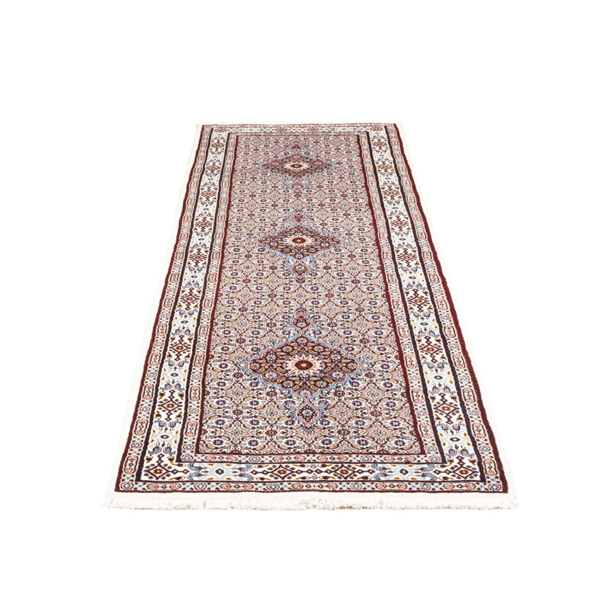 Tapis de couloir Tapis persan - Classique - 242 x 75 cm - crème