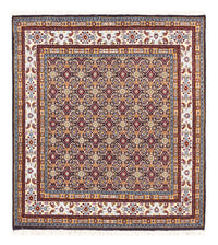 Tapis de couloir Tapis persan - Classique - 100 x 100 cm - bleu foncé