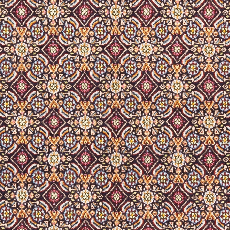 Tapis de couloir Tapis persan - Classique - 100 x 100 cm - bleu foncé