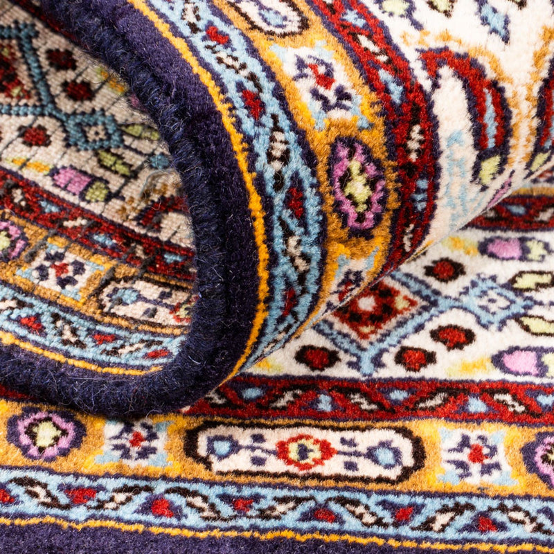 Tapis de couloir Tapis persan - Classique - 100 x 100 cm - bleu foncé