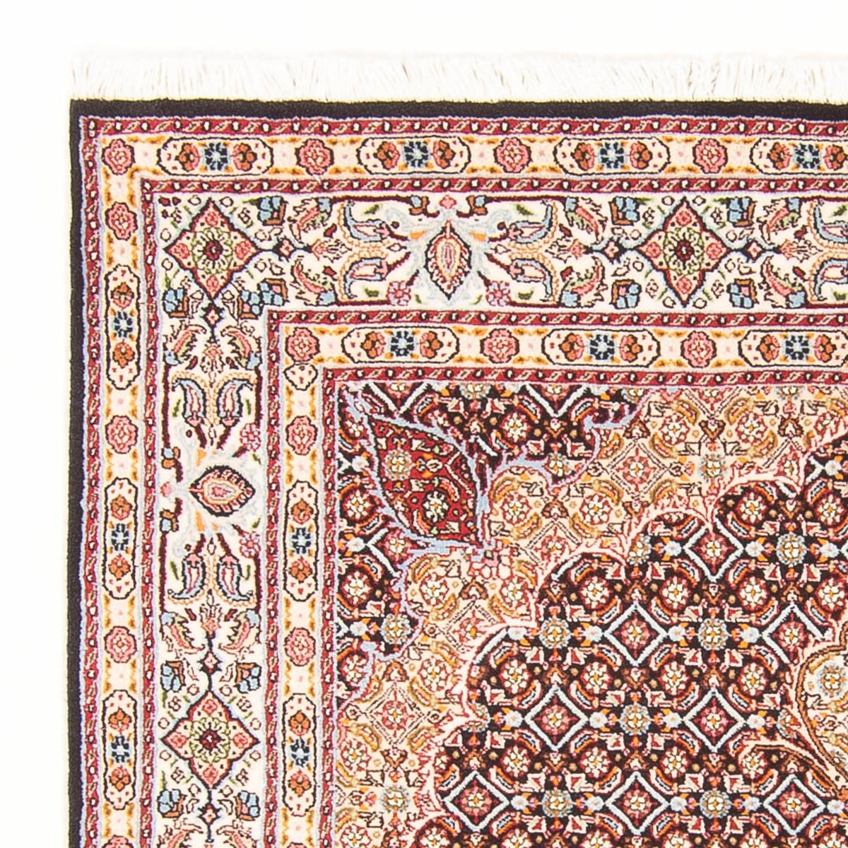 Tapis persan - Classique - 203 x 147 cm - bleu foncé