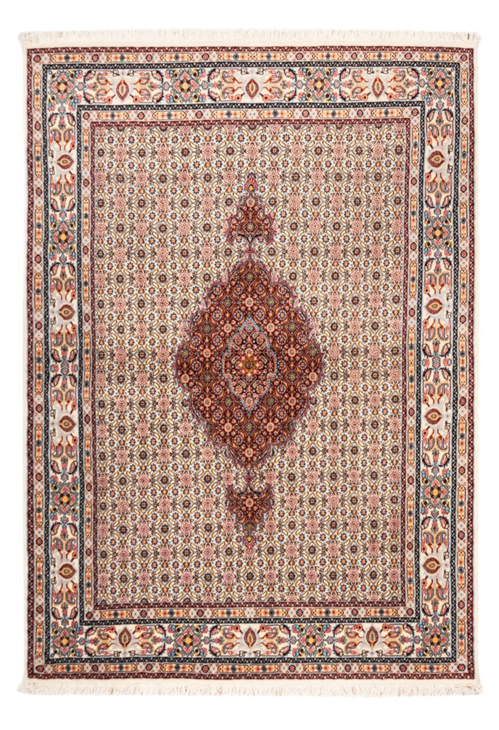 Tapis persan - Classique - 195 x 141 cm - beige