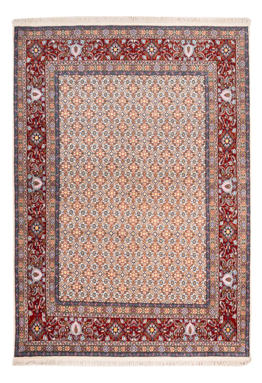 Tapis persan - Classique - 198 x 142 cm - beige