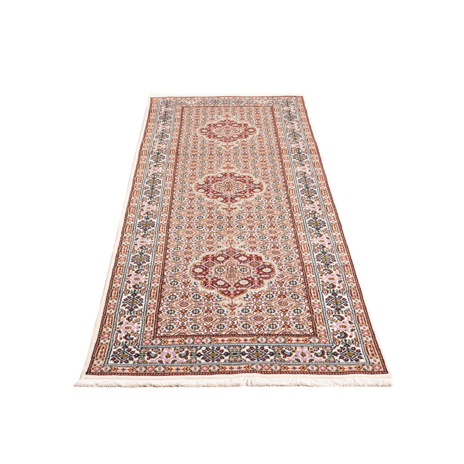 Tapis de couloir Tapis persan - Classique - 245 x 77 cm - crème