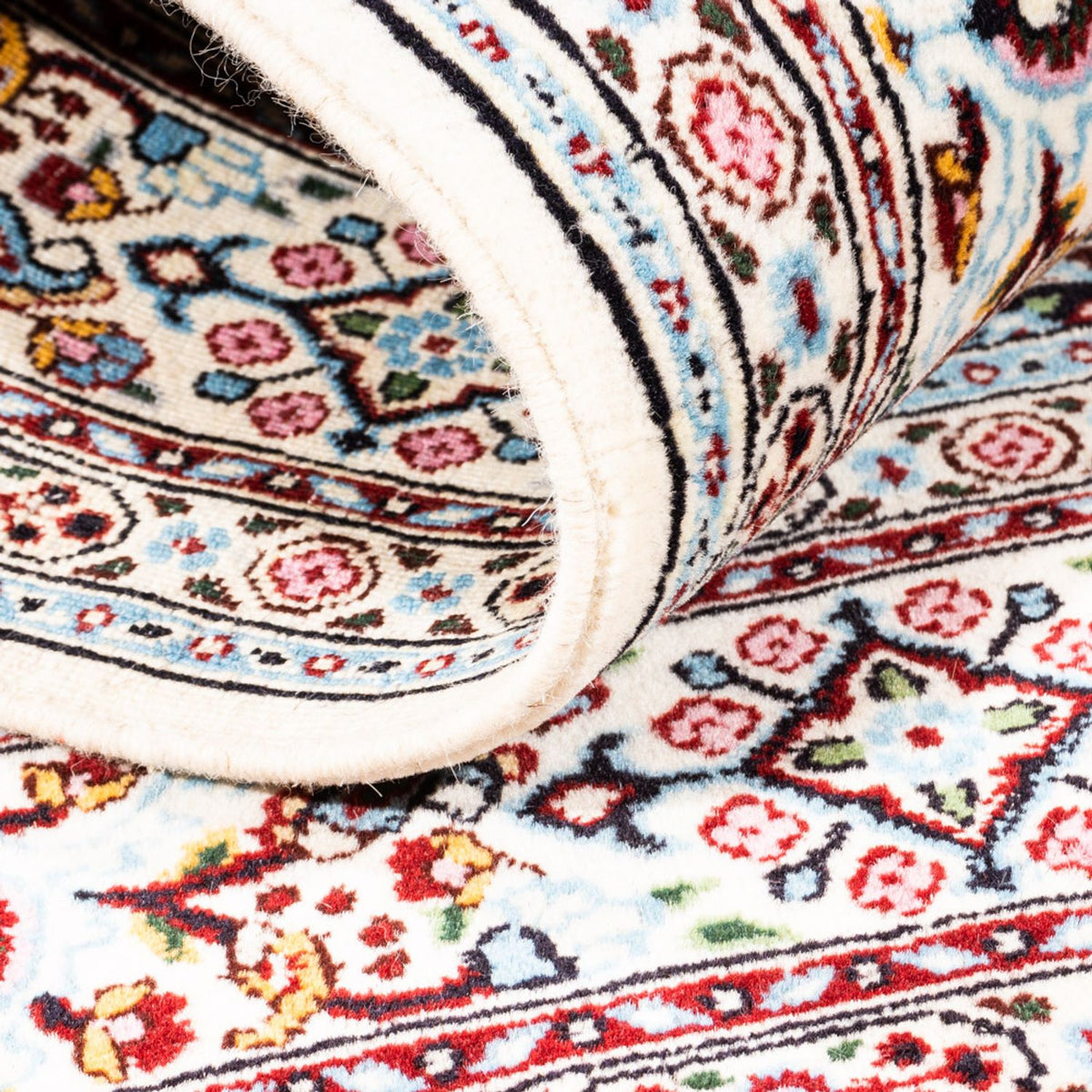 Tapis persan - Classique - 148 x 99 cm - bleu foncé