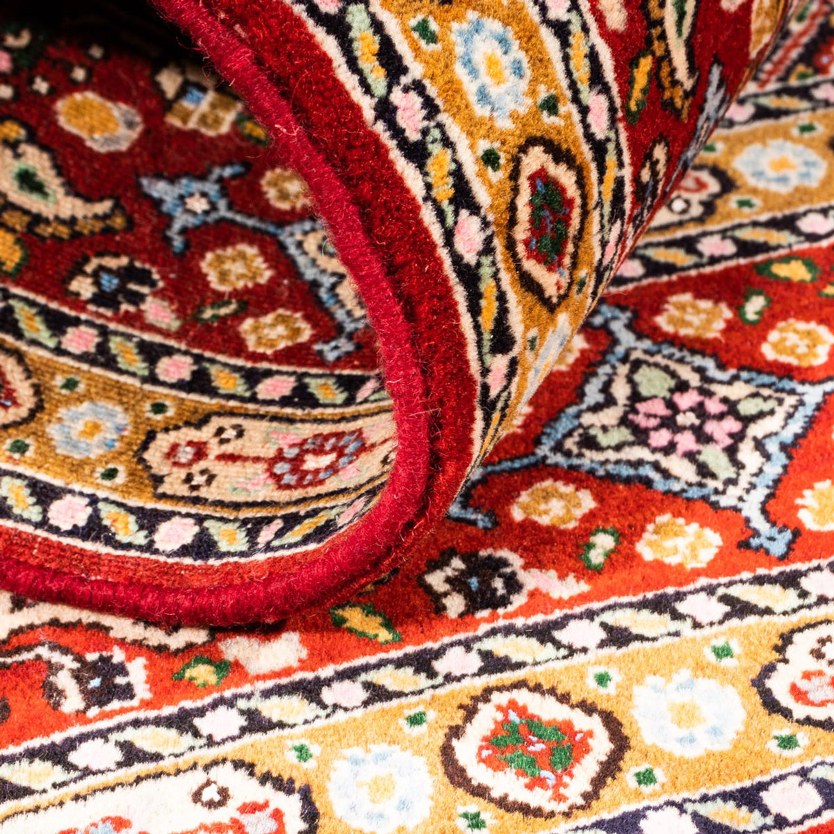 Tapis persan - Classique - 140 x 96 cm - bleu foncé