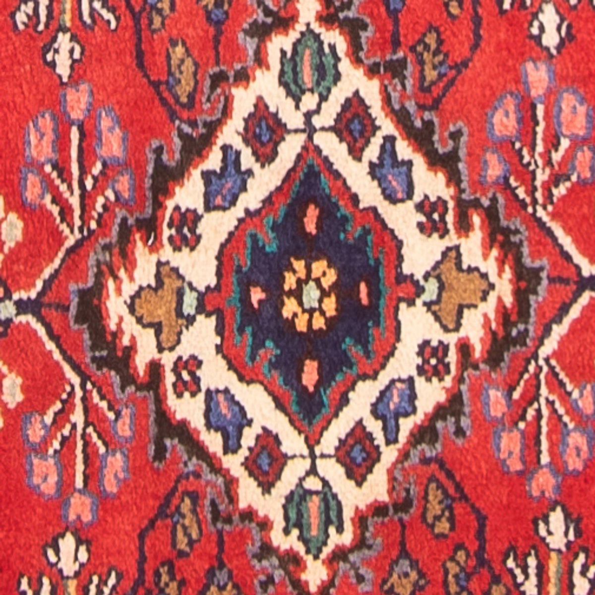 Tapis de couloir Tapis persan - Nomadic - 318 x 110 cm - rouge