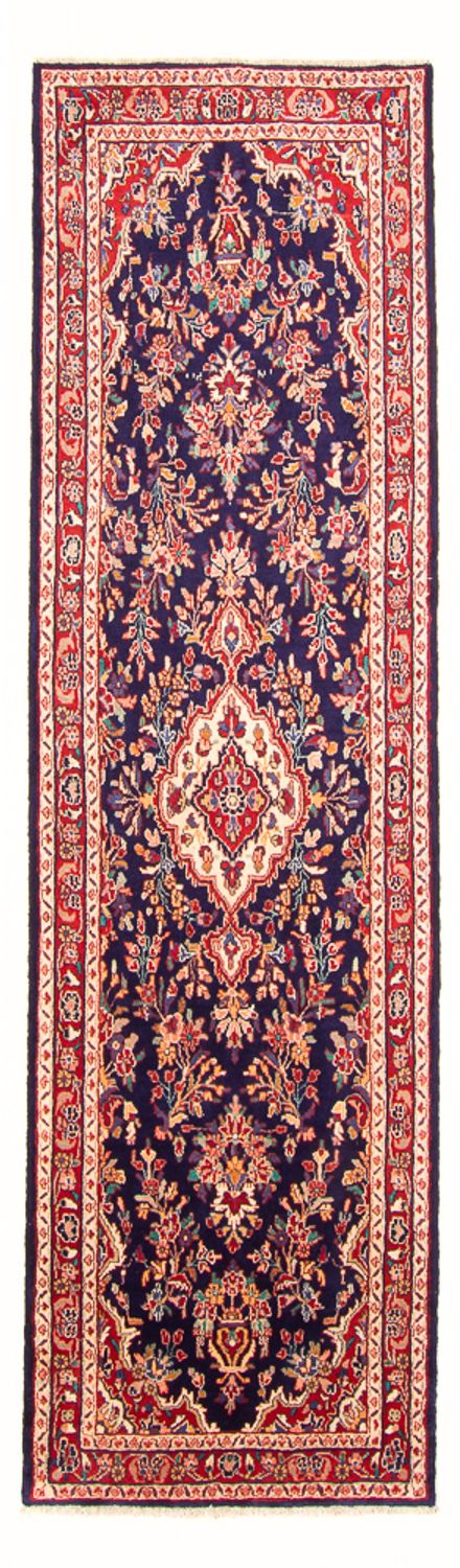 Tapis de couloir Tapis persan - Nomadic - 313 x 108 cm - bleu foncé
