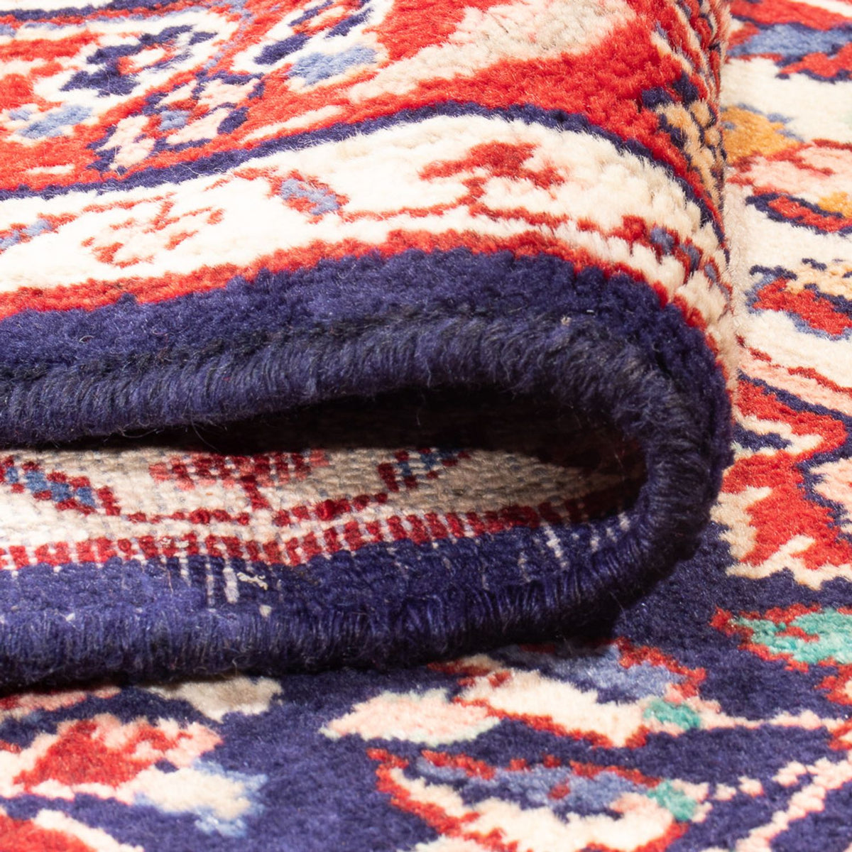 Tapis de couloir Tapis persan - Nomadic - 313 x 108 cm - bleu foncé