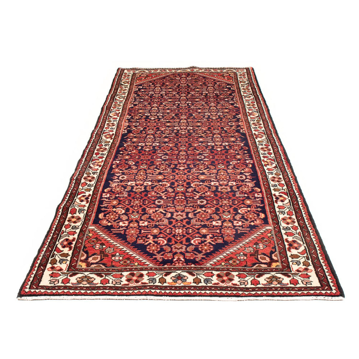 Tapis de couloir Tapis persan - Nomadic - 315 x 122 cm - bleu foncé