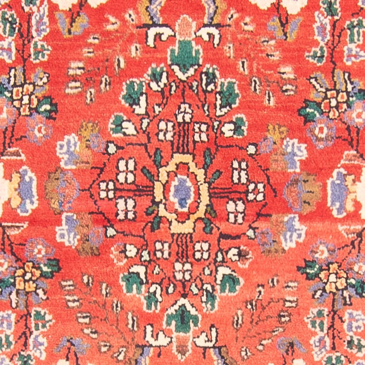 Tapis de couloir Tapis persan - Classique - 298 x 107 cm - rouge