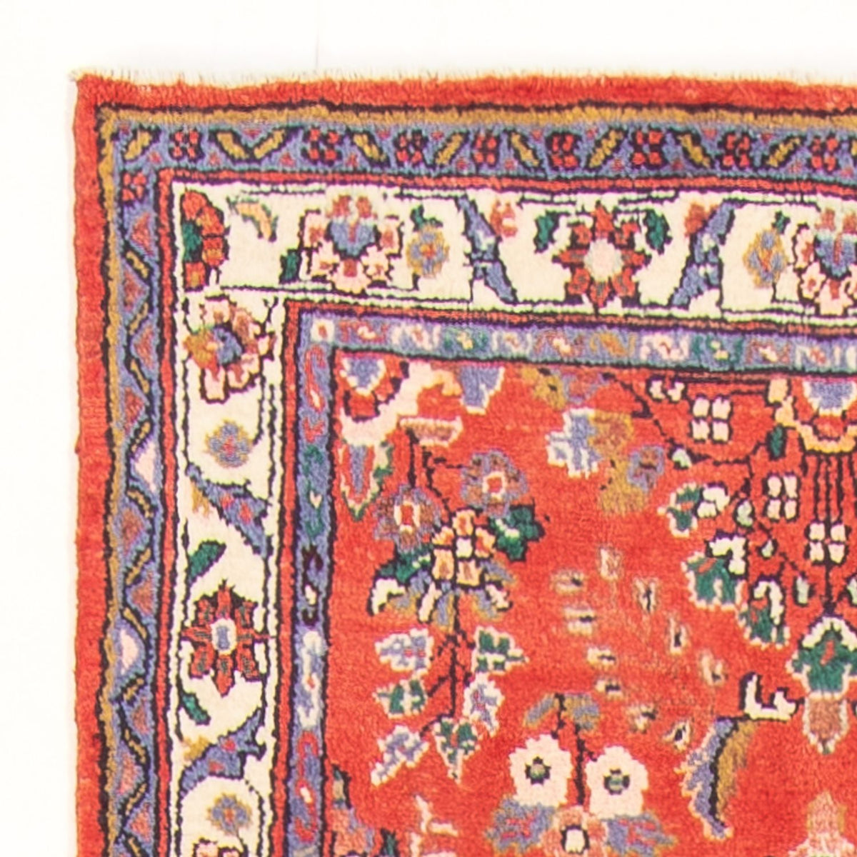 Tapis de couloir Tapis persan - Classique - 298 x 107 cm - rouge