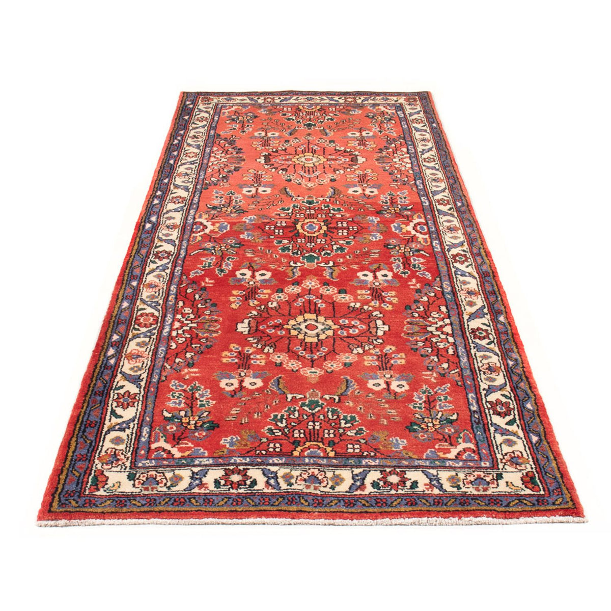 Tapis de couloir Tapis persan - Classique - 298 x 107 cm - rouge